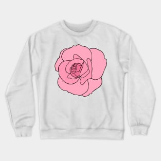 Pink rose Crewneck Sweatshirt